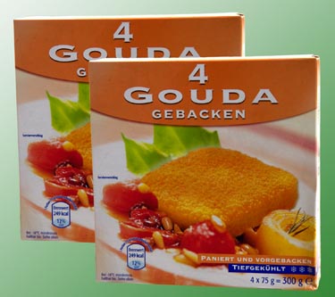 4 gebackene Gouda