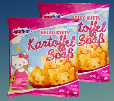 Hello Kitty Kartoffel-Spass