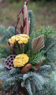 Grabgesteck im Tontopf