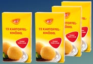 Kartoffelknödel Halb und Halb