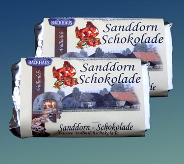 Backhaus Sanddorn-Schokolade