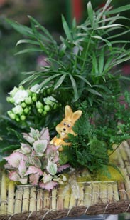 Bepflanztr Korb