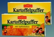 Bördegold Kartoffelpuffer mit Apfelstückchen