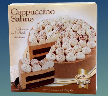 Cafe Madame Cappuccino Sahne-Torte