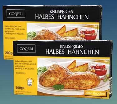 Halbes Hähnchen