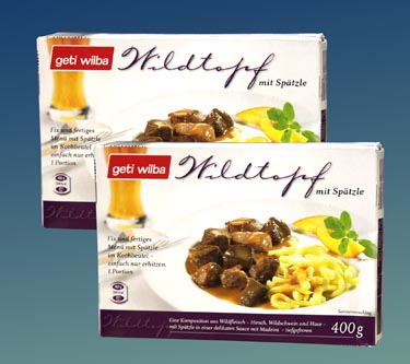 Wildtopf mit Spätzle