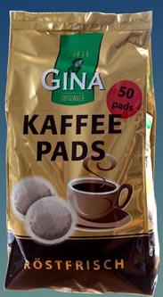 Gina Kaffee Pads