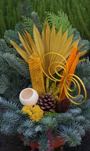 Grabgesteck im Tontopf