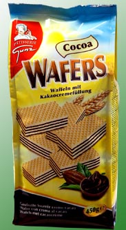 Gunz Kakao Waffeln