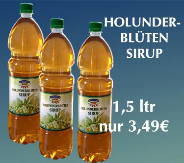 Holunderblütensirup