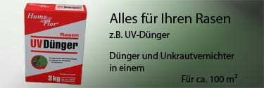 Unkrautvernichter mit Rasendüngung