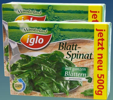 Iglo Blattspinat