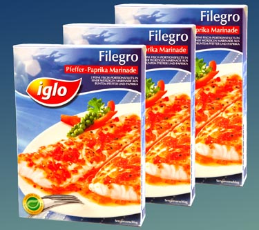Iglo Fischfilet Pfeffer-Paprika