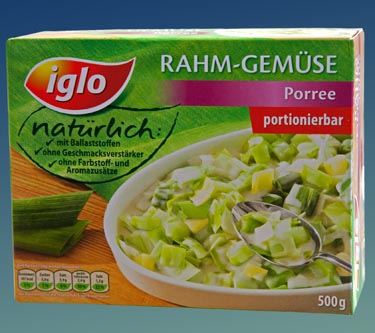 Iglo Rahmgemüse Porree