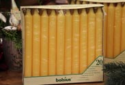 20 Kerzen 1,95x18,5 cm, 6 h Brenndauer