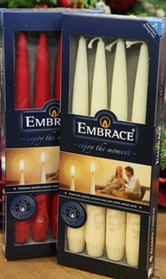 4 Kerzen 2,3x24,5 cm, 7 h Brenndauer