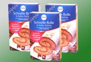 Küchle Schnelle Rolle Schoko-Sahne