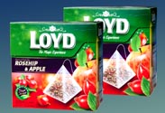 Loyd Tee - Hagebutte u. Apfel