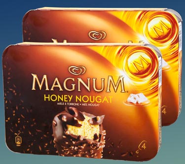 Magnum Honig-Nougat-Eis