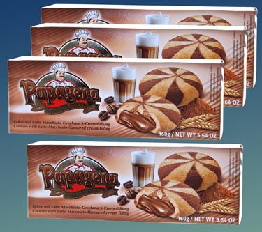 Papagena Kekse Latte-Macciato