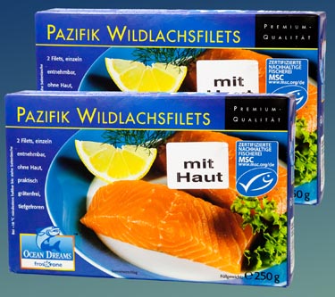 Pazifik Wildlachsfilet