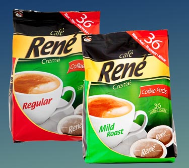 Coffee Pads versch. Sorten