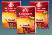 Ruf Käsekuchen m. Früchten