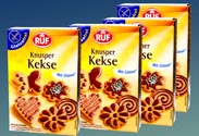 Knusperkekse Backmischung Glutenfrei