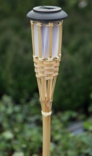 Solar Gartenlicht Bambus