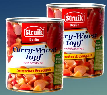 Struik Curry-Wurst-Topf