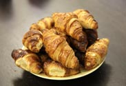 Süsses Croissant-Trio