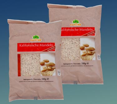 Kalifornische Mandeln gemahlen