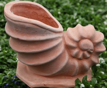 Terracotta-Schnecke