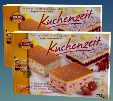 Thoks Kuchenzeit drei Sorten