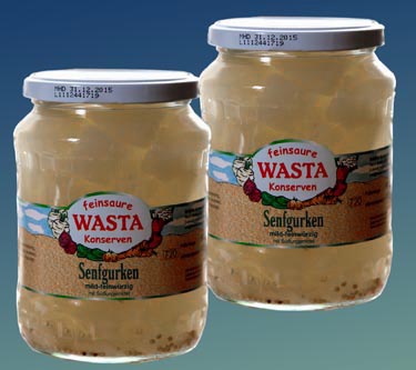 Wasta Senfgurken